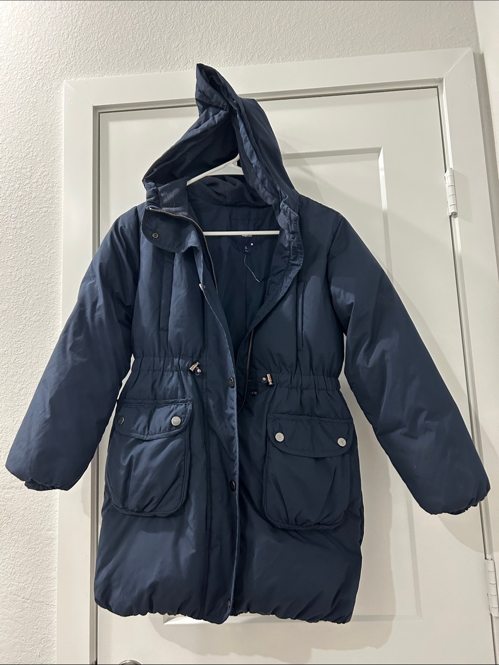 Gap kids Navy Hooded light feather Puffer Coat - Classic Winter
